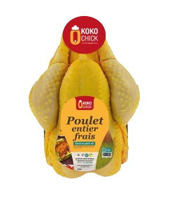 Poulets entier frais